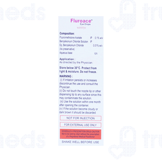 Fluroace 0.1 % Eye Drop 5 ML