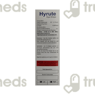 Hyrute 0.1 % Eye Drops 10 ML