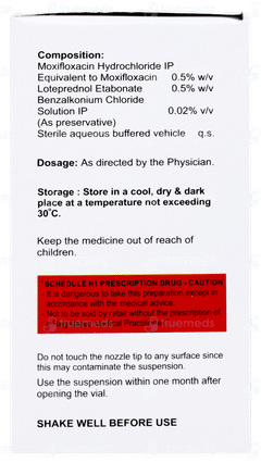 Moxiford L Ophthalmic Suspension 5ml Moxiford L Ophthalmic Suspension 5ml