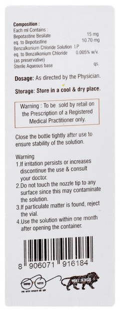 Bepotosin Eye Drops 5ml
