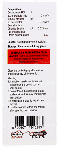 Doreye T Eye Drops 5ml Doreye T Eye Drops 5ml