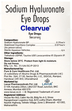 Clearvue Eye Drops 10ml
