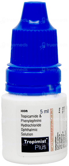 Tropimist Plus Ophthalmic Solution 5Ml