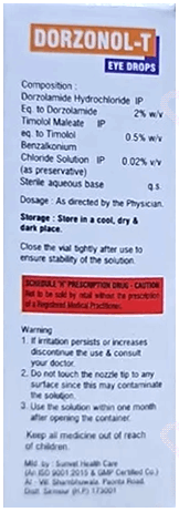 Dorzonol T Eye Drops 5Ml