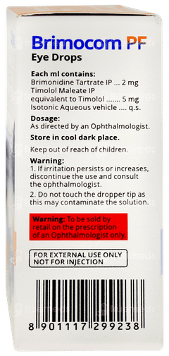 Brimocom Pf Eye Drops 5ml