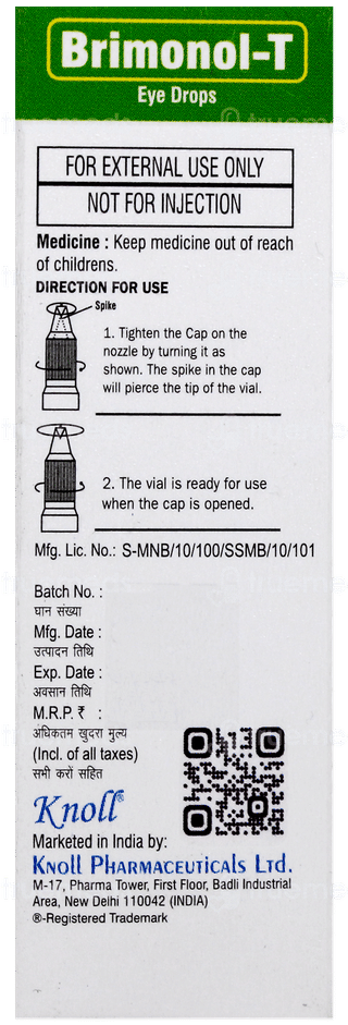 Brimonol T Eye Drops 5Ml