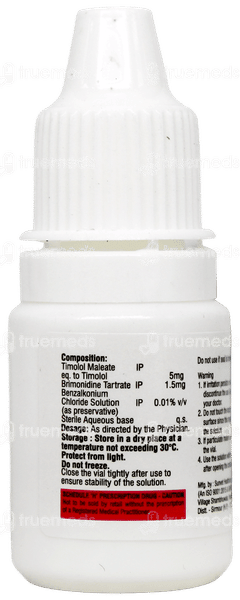 Brimonol T Eye Drops 5Ml