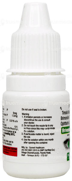 Brimonol T Eye Drops 5Ml
