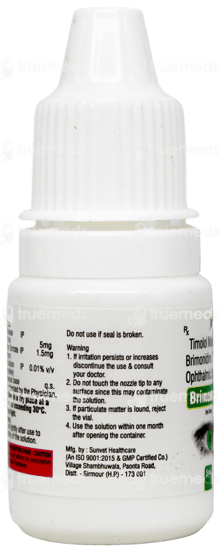 Brimonol T Eye Drops 5Ml