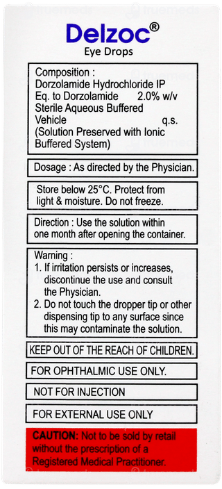 Delzoc Eye Drops 5ml