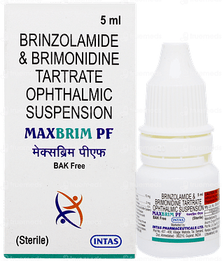 Maxbrim Pf Bak Free Ophthalmic Suspension 5ml