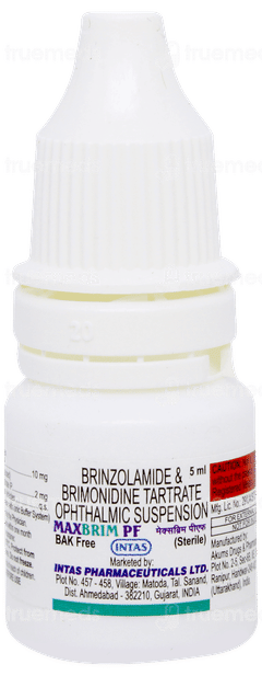 Maxbrim Pf Bak Free Ophthalmic Suspension 5ml