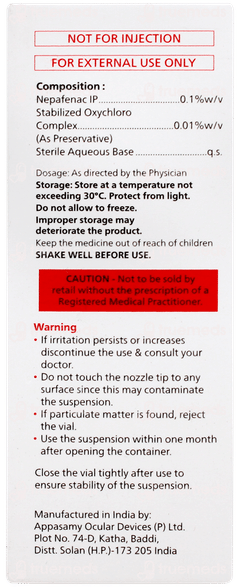 Nepagesic Ophthalmic Suspension 5ml