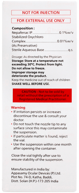 Nepagesic Ophthalmic Suspension 5ml