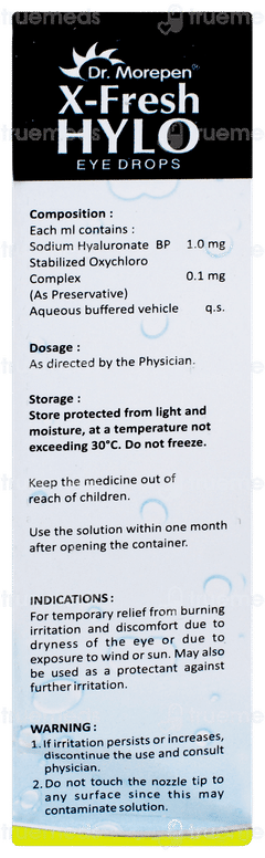 X Fresh Hylo Eye Drops 10ml