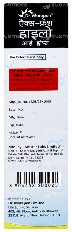 X Fresh Hylo Eye Drops 10ml