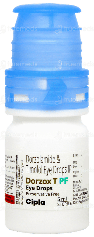 Dorzox T Pf Eye Drops 5ml