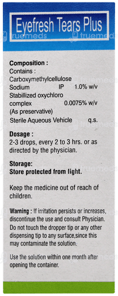 Eyefresh Tears Plus Eye Drops 10ml