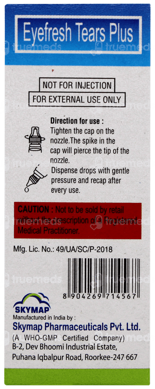 Eyefresh Tears Plus Eye Drops 10ml