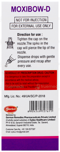 Moxibow D Eye Drops 10Ml Moxibow D Eye Drops 10Ml