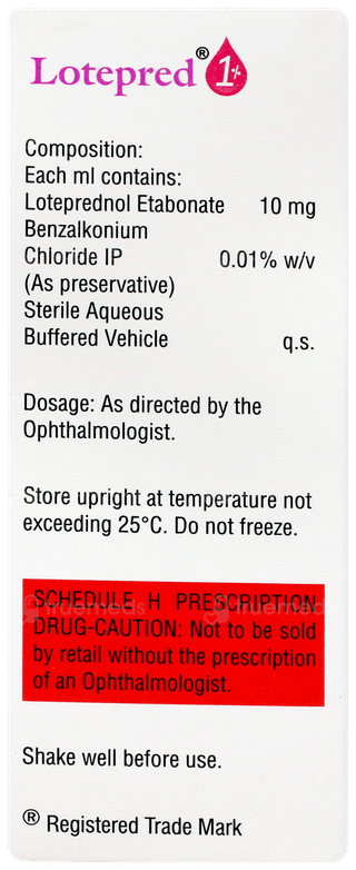 Lotepred 1% Eye Drops 5ml