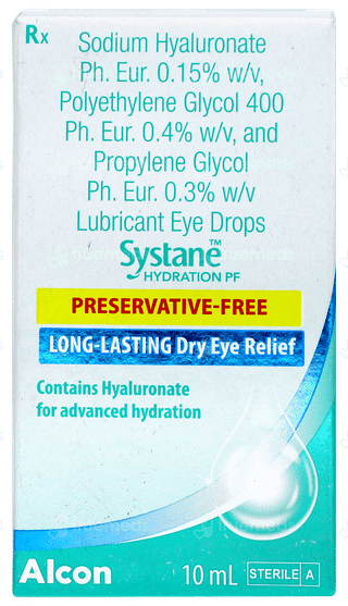 Systane Hydration Pf Eye Drops 10ml