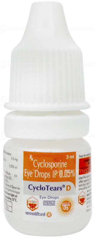 Cyclo Tears D Eye Drops 3ml