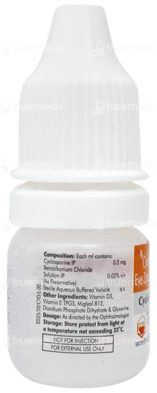 Cyclo Tears D Eye Drops 3ml