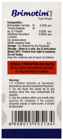 Brimotim Plus Eye Drops 5ml