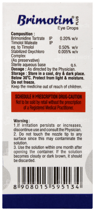 Brimotim Plus Eye Drops 5ml