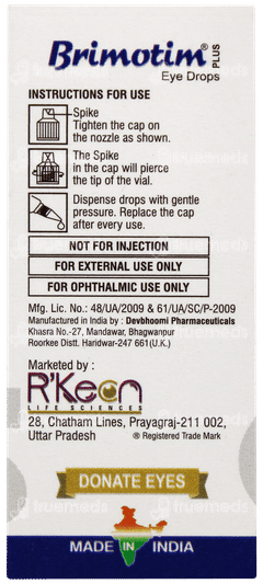 Brimotim Plus Eye Drops 5ml