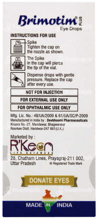 Brimotim Plus Eye Drops 5ml