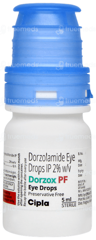 Dorzox Pf New Eye Drops 5ml