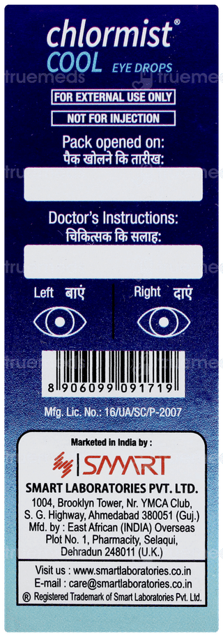 Chlormist Cool Eye Drops 10ml