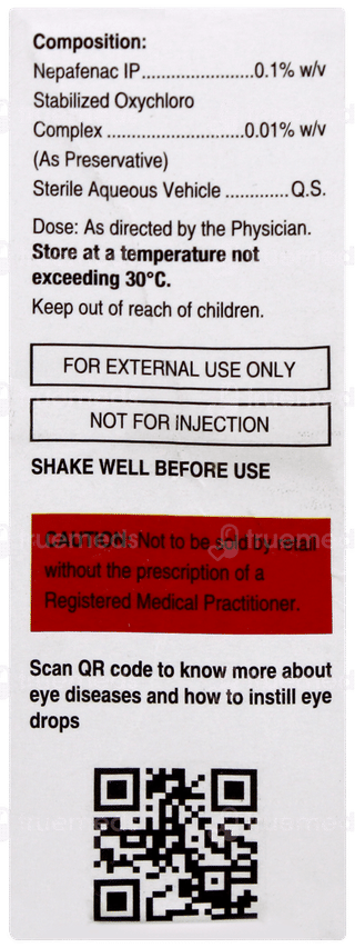 Neypac Bak Free Eye Drops 5ml