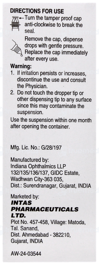 Neypac Bak Free Eye Drops 5ml