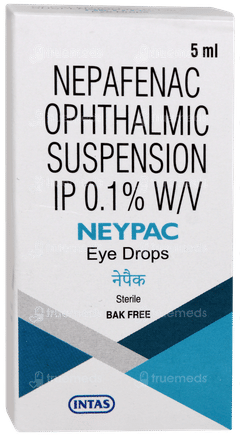 Neypac Bak Free Eye Drops 5ml