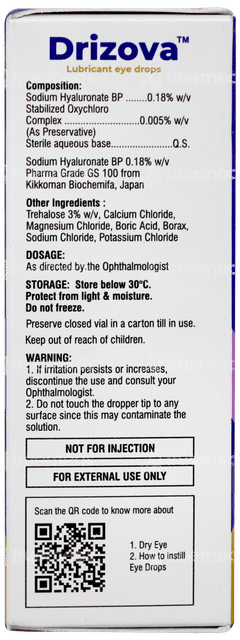 Drizova Eye Drops 10ml
