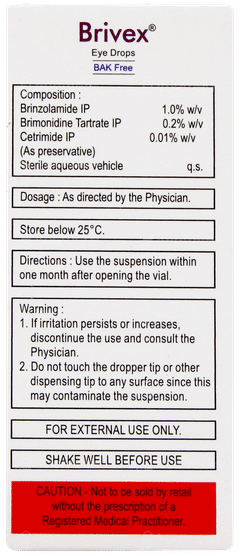 Brivex Bak Free Eye Drops 5ml