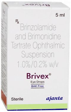 Brivex Bak Free Eye Drops 5ml