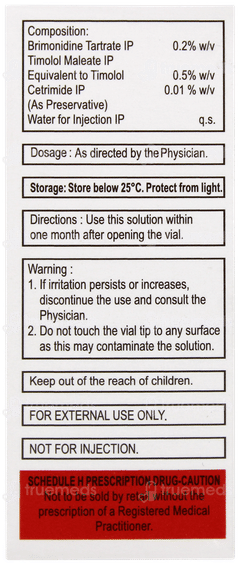 Bidin T Bak Free Eye Drops 5ml