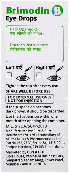 Brimodin B Eye Drops 5ml