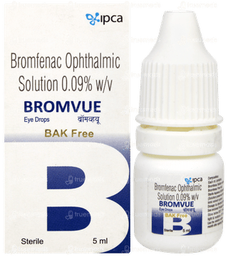 Bromvue Bak Free Eye Drops 5ml