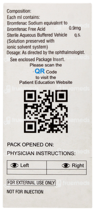 Bromvue Bak Free Eye Drops 5ml