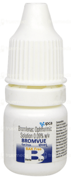 Bromvue Bak Free Eye Drops 5ml