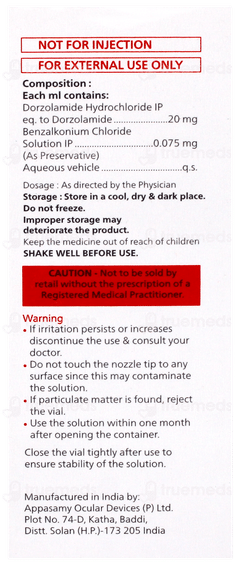 Dorcare Eye Drops 5ml