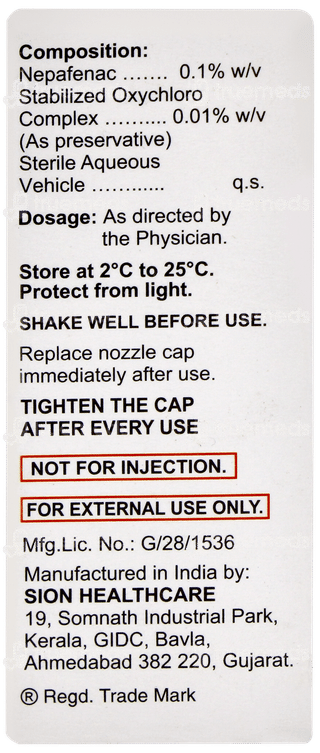 Nepachek Bak Free Eye Drops 5ml