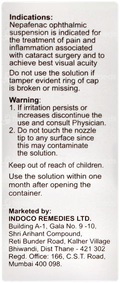 Nepachek Bak Free Eye Drops 5ml