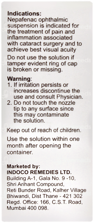 Nepachek Bak Free Eye Drops 5ml