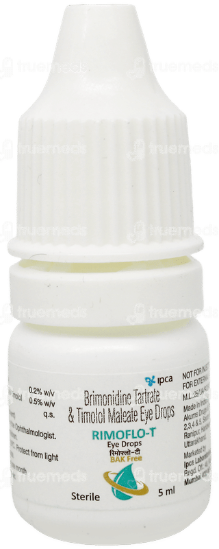 Rimoflo T Bak Free Eye Drops 5Ml